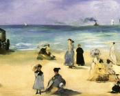 On the beach at Boulogne